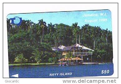 GIAMAICA (JAMAICA) - GPT JT - 1996  NAVY ISLAND CODE 75JAMB - USATA (USED)   -  RIF. 1097 - Jamaica