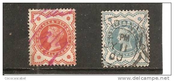 Gran Bretaña/ Great Britain Nº Yvert 91-92 (usado) (o). - Used Stamps