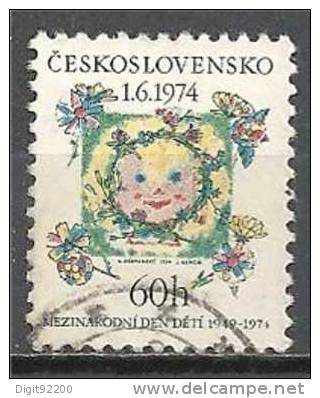 1 W Valeur Used, Oblitérée - TCHÉCOSLOVAQUIE * 1974 - N° 1087-46 - Used Stamps