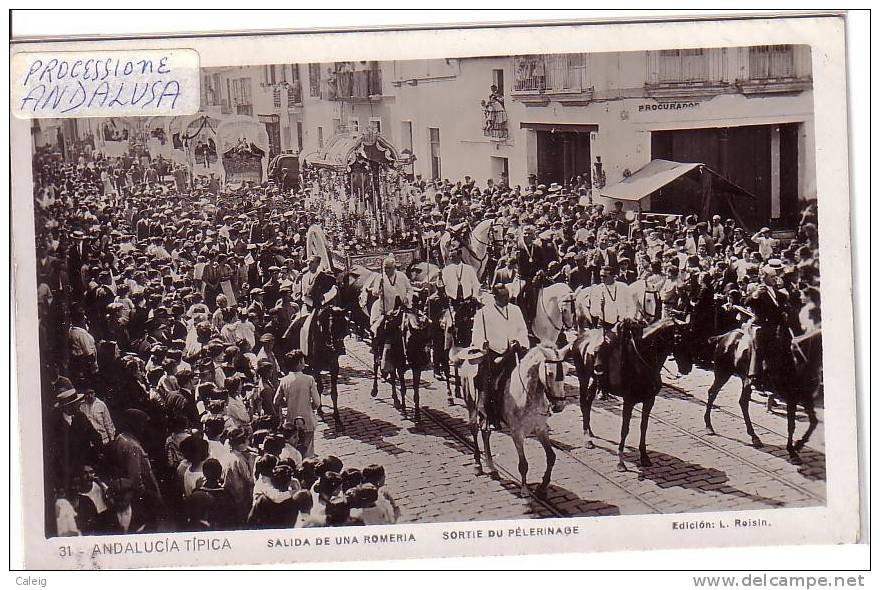 Spain  Andalucia Procession - Salida De Una Romeria New - Almería