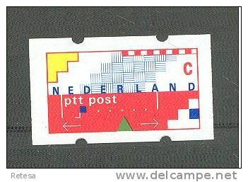 NEDERLAND KLUSSENDORF  AUTOMAATSTROOK  MISDRUK  ZONDER  WAARDE  1989/1995 ** - Fehldrucke