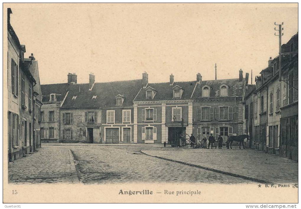 CPA (91) ANGERVILLE  / Rue Principale - Angerville