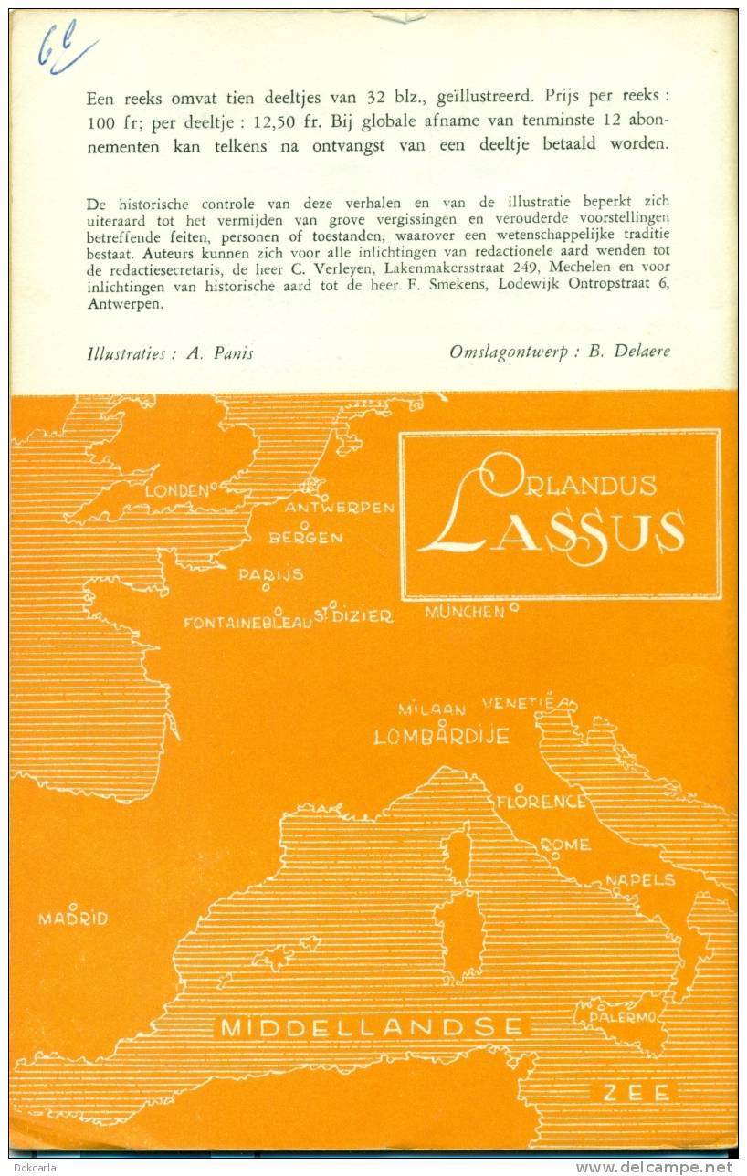 Historische Verhalen - De Ontvoerde Koorknaap - Orlandus Lassus - Histoire