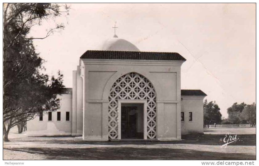 Cpsm Colomb Bechar ( Algerie ) Temple Protestant - Bechar (Colomb Béchar)