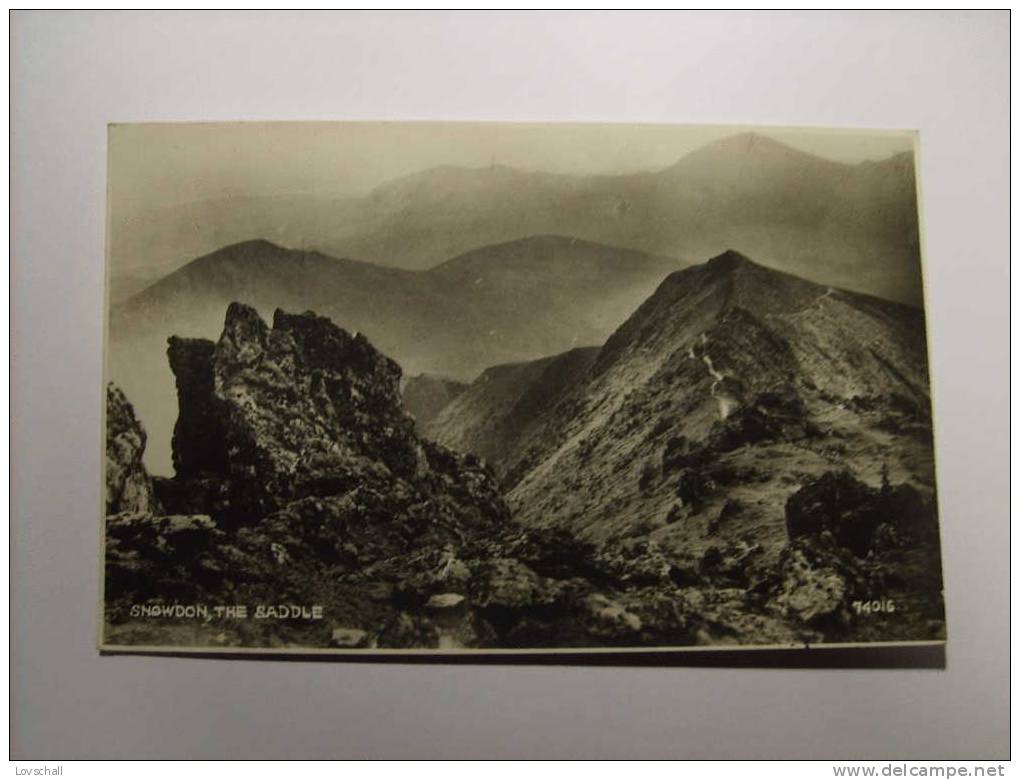 Snowdon, The Saddle. (9 - 8 - 1934) - Monmouthshire