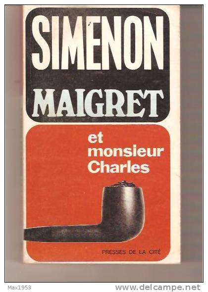 SIMENON - MAIGRET Et Monsieur Charles - NS N°53 -  Presses De La Cité, 1973 - Simenon