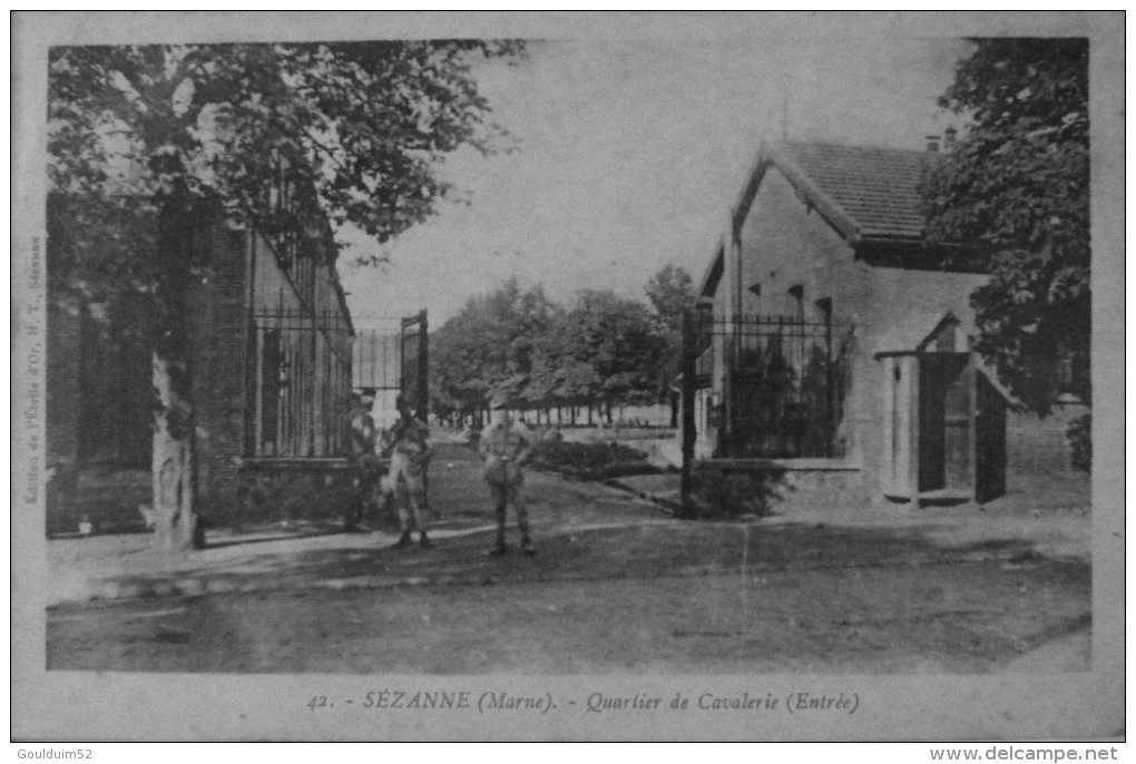 Quartier De Cavalerie, Entrée - Sezanne