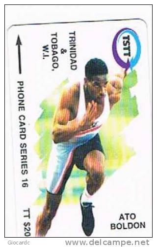 TRINIDAD & TOBAGO     -  GPT - 1997  ATLETICA: ATO BOLDON       CODE 179CTTB       - USATA (USED)  -  RIF. 1145 - Sport