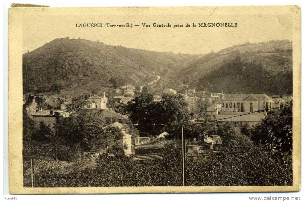 82 - LAGUEPIE - Vue Générale Prise De La Magnonelle - Autres & Non Classés