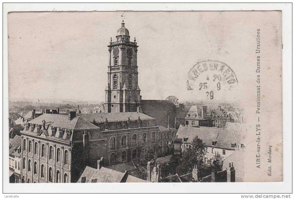 AIRE Sur La LYS - Pensionnat Des Dames Ursulines - Aire Sur La Lys