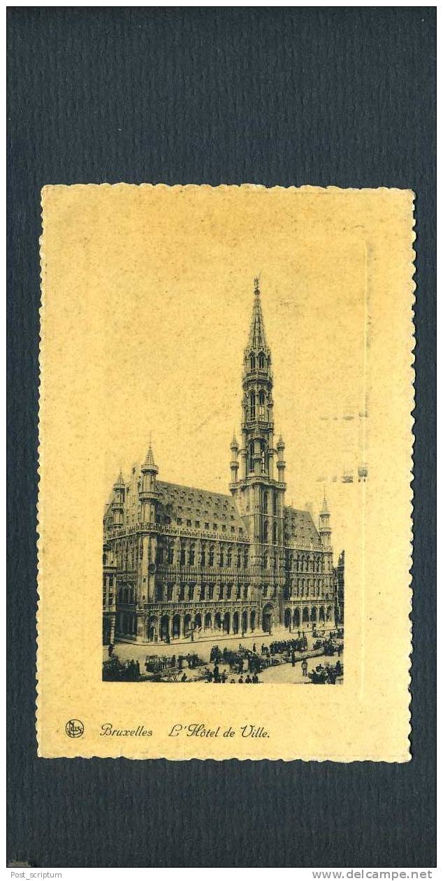 Belgique - Bruxelles - Lot De 5 Cartes : Bld Anspach, Grand Place, Maison Du Roi, Hôtel De Ville - Lots, Séries, Collections