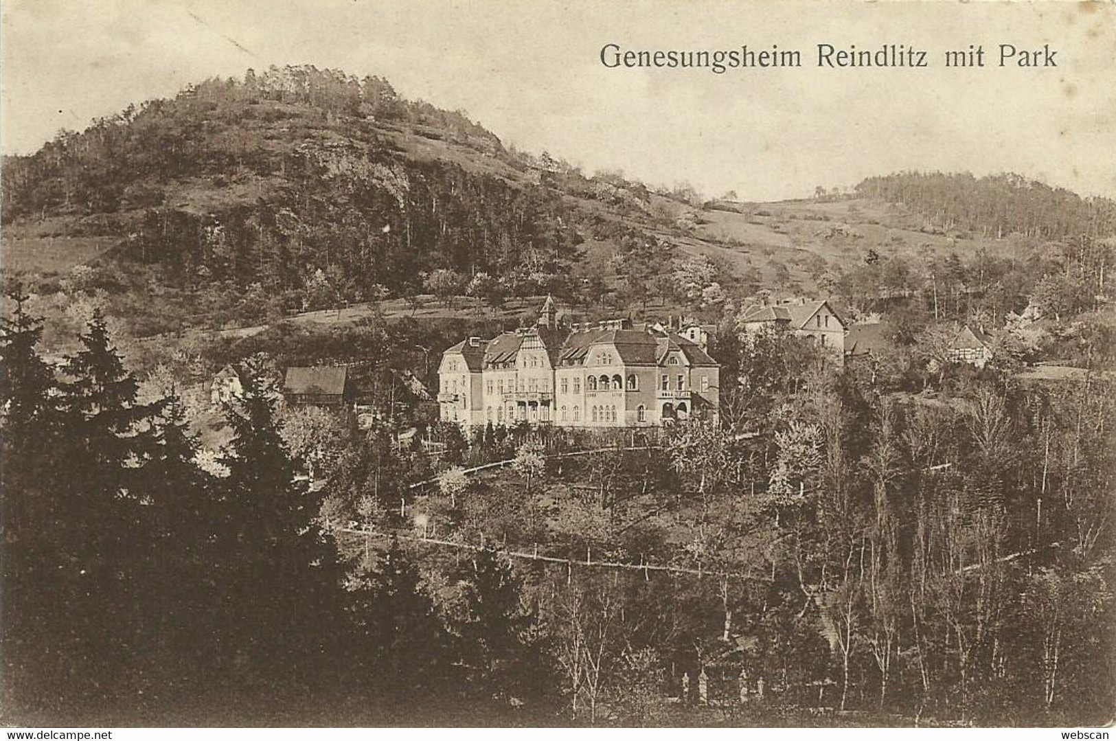 3 AKs Reindlitz Ryjice Aussig Genesungsheim Mit Park + Ort ~1910 #Lot - Sudeten
