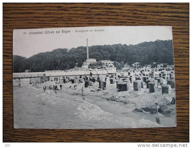 Ostseebad Gohren Auf Rugen-Strandpartie Mit Warmbad - Goehren