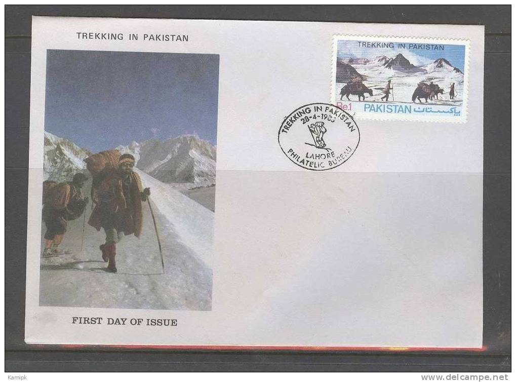 PAKISTAN FDC (TREKKING IN PAKISTAN -1983) - Pakistan