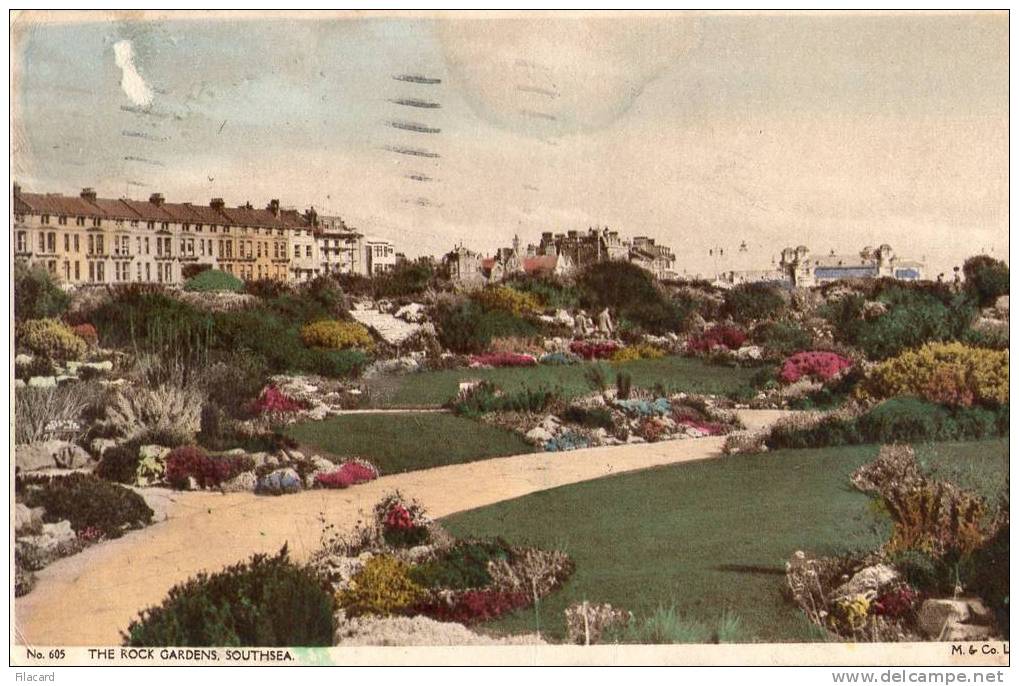 10205    Regno  Unito  Southsea   The  Rock  Gardens  VGSB   1935 - Portsmouth