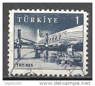 1 W Valeur Oblitérée,used - TURQUIE - TURKIYE * 1959/1960 - N° 1064-9 - Used Stamps
