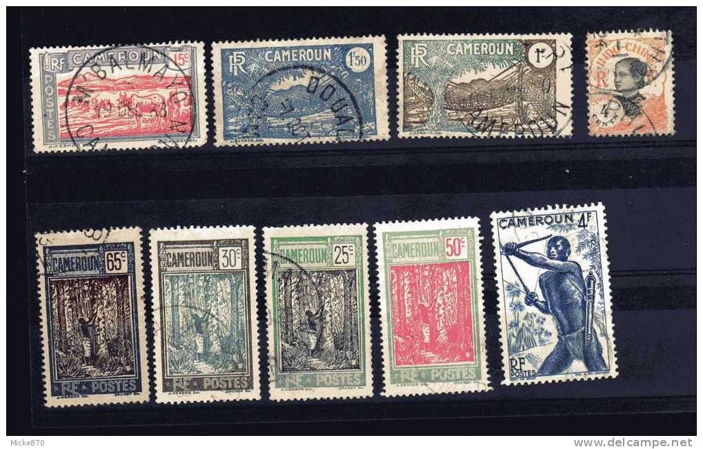 Lot N°417 Lot De 9 Timbres Oblitéré Colonies Françaises - Vrac (max 999 Timbres)