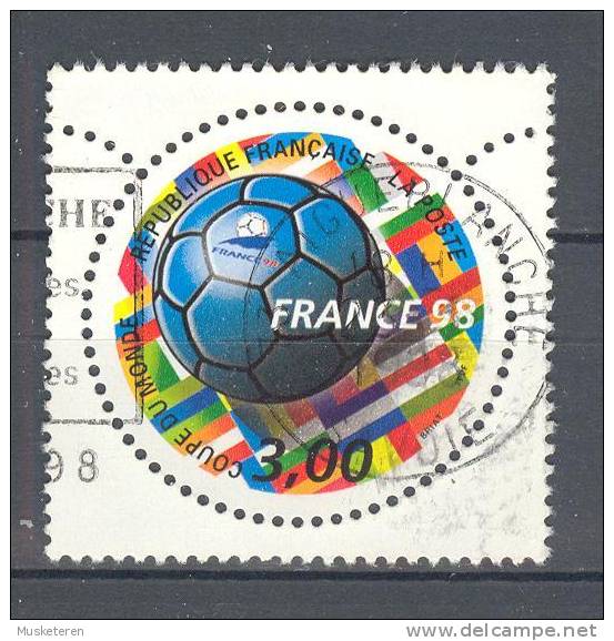 France 1998 Mi. 3309   3.00 Fr France Fussbal Football World Champions Flags - Gebraucht