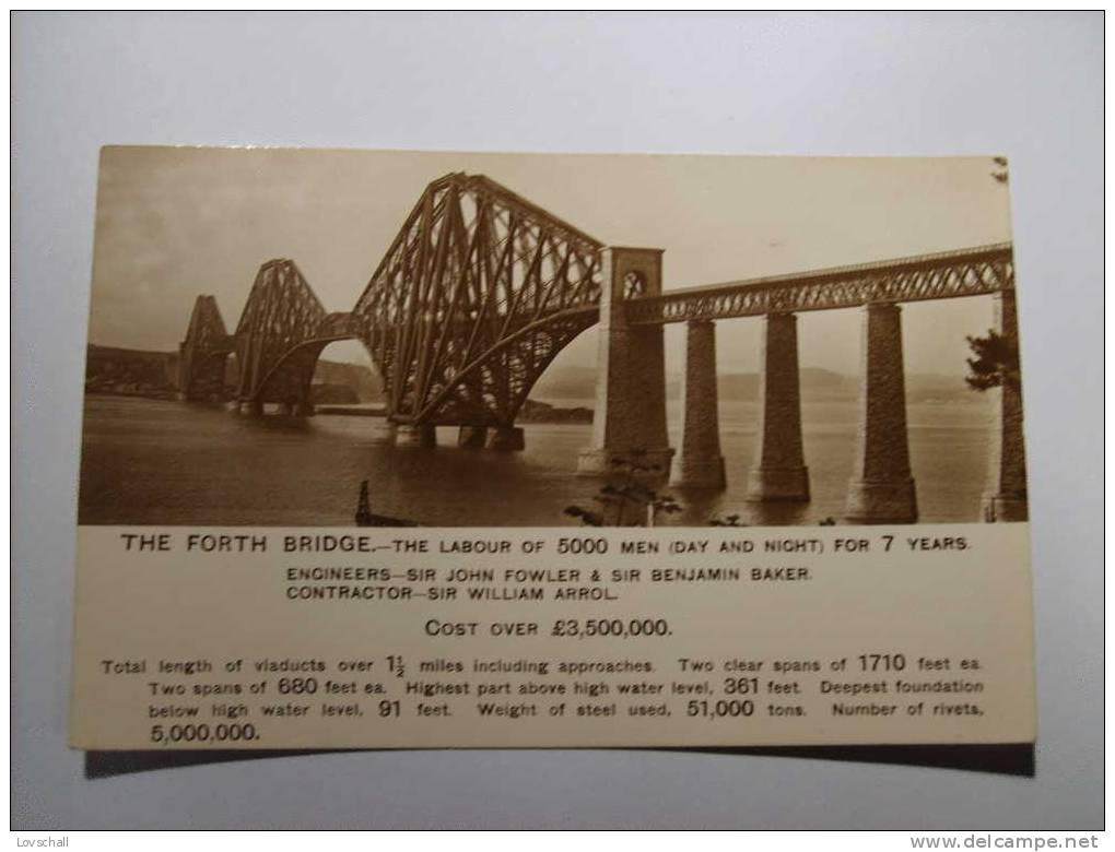 The Forth Bridge. (7 - 8 - 1939) - Fife