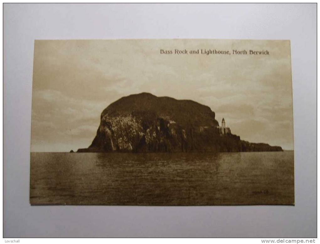 North Berwick. - Bass Rock And Lighthouse. - East Lothian