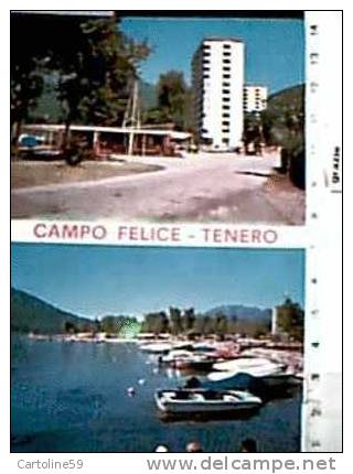 SCHWEIZ SUISSE SWITZERLAND SVIZZERA TENERO SU LAGO MAGGIORE  CAMPO FELICE VB1979  CU18321 - Campo