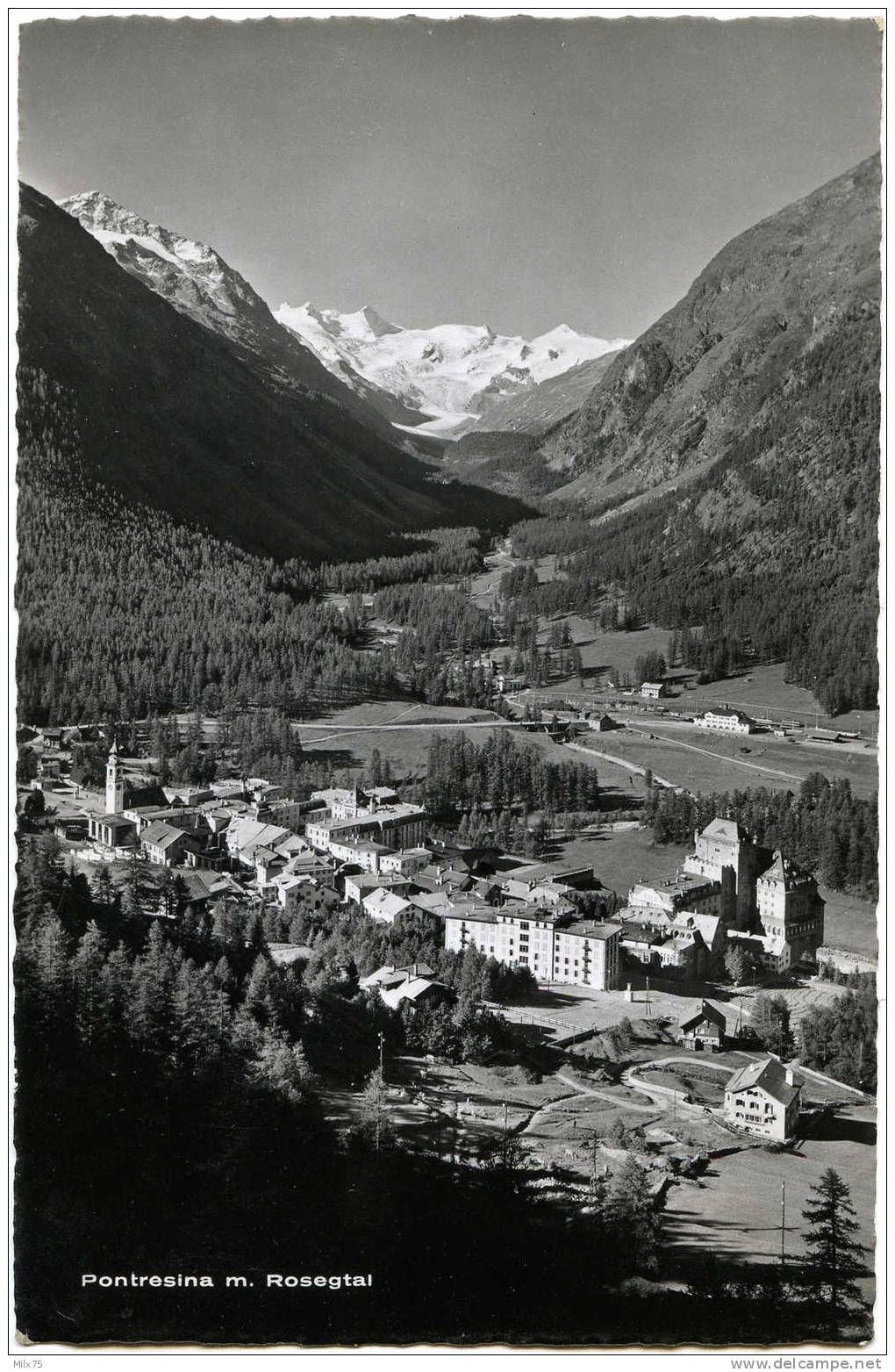 SUISSE / SWITZERLAND : PONTRESINA M. ROSEGTAL - Pontresina