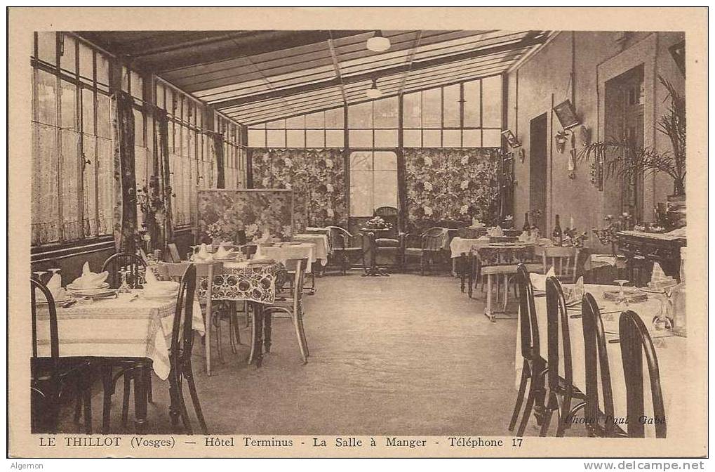 113- Le Thillot Hôtel Terminus La Salle à Manger - Le Thillot