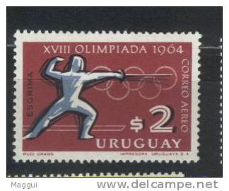 URUGUAY  PA 273   **  JO 1964   Escrime - Fencing