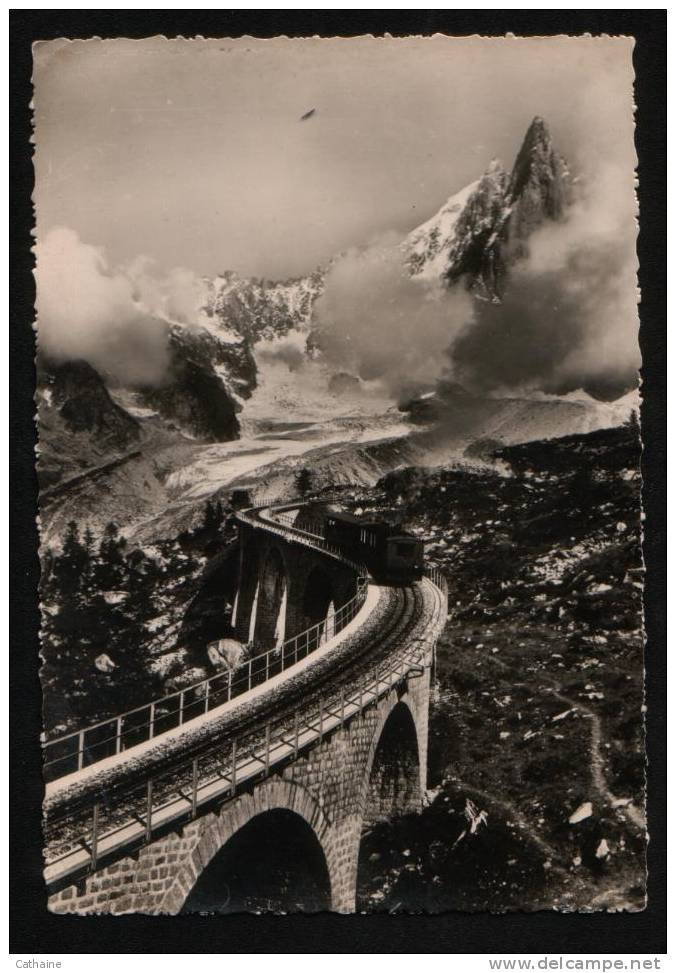 CHAMONIX MONT BLANC  /  CHEMIN DE FER DU MONTENVERS ET L AIGUILLE DU BRU - Ouvrages D'Art