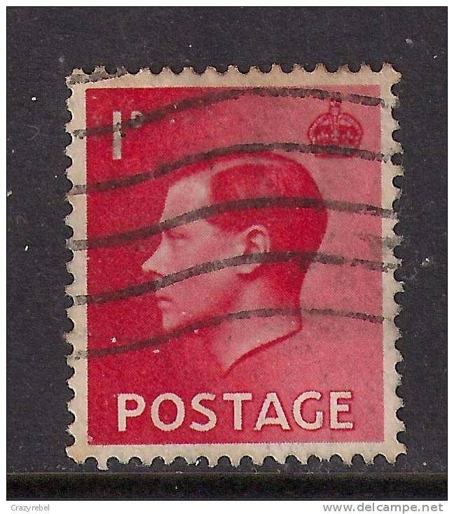 GB 1936 KEV111 1d USED RED STAMP SG 458 (526) - Used Stamps