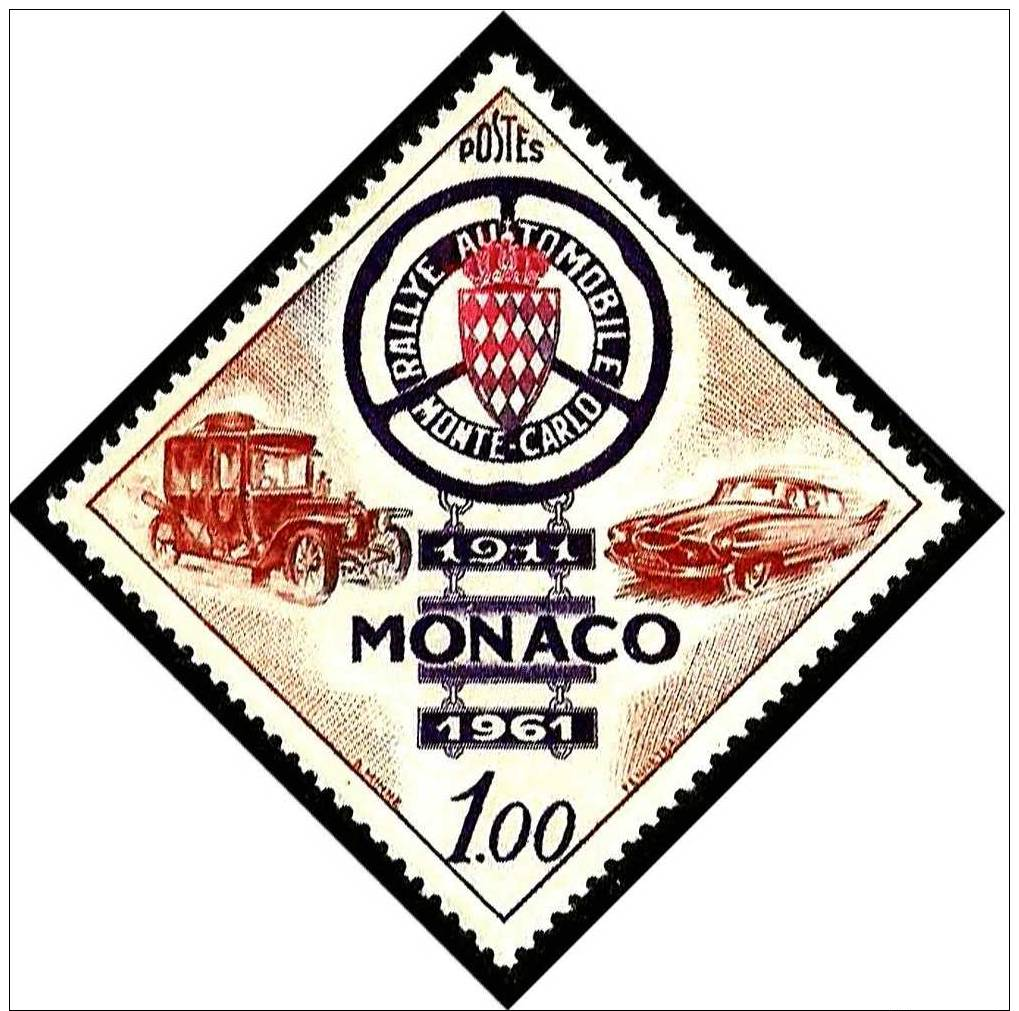 MONACO 1961 Cinquantenairc Du Rallye Automobile De Monte-Carlo. N° 555 * * Neuf Lot - 885 - Cars