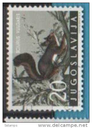 1960 JUGOSLAVIA JUGOSLAWIEN FAUNA  USED - Oblitérés