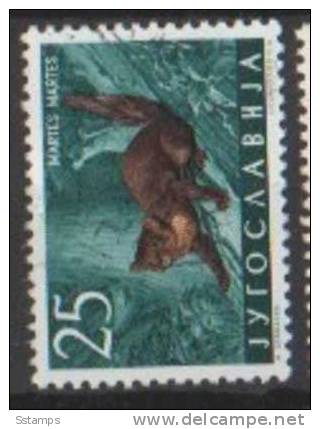 1960 JUGOSLAVIA JUGOSLAWIEN FAUNA  USED - Used Stamps