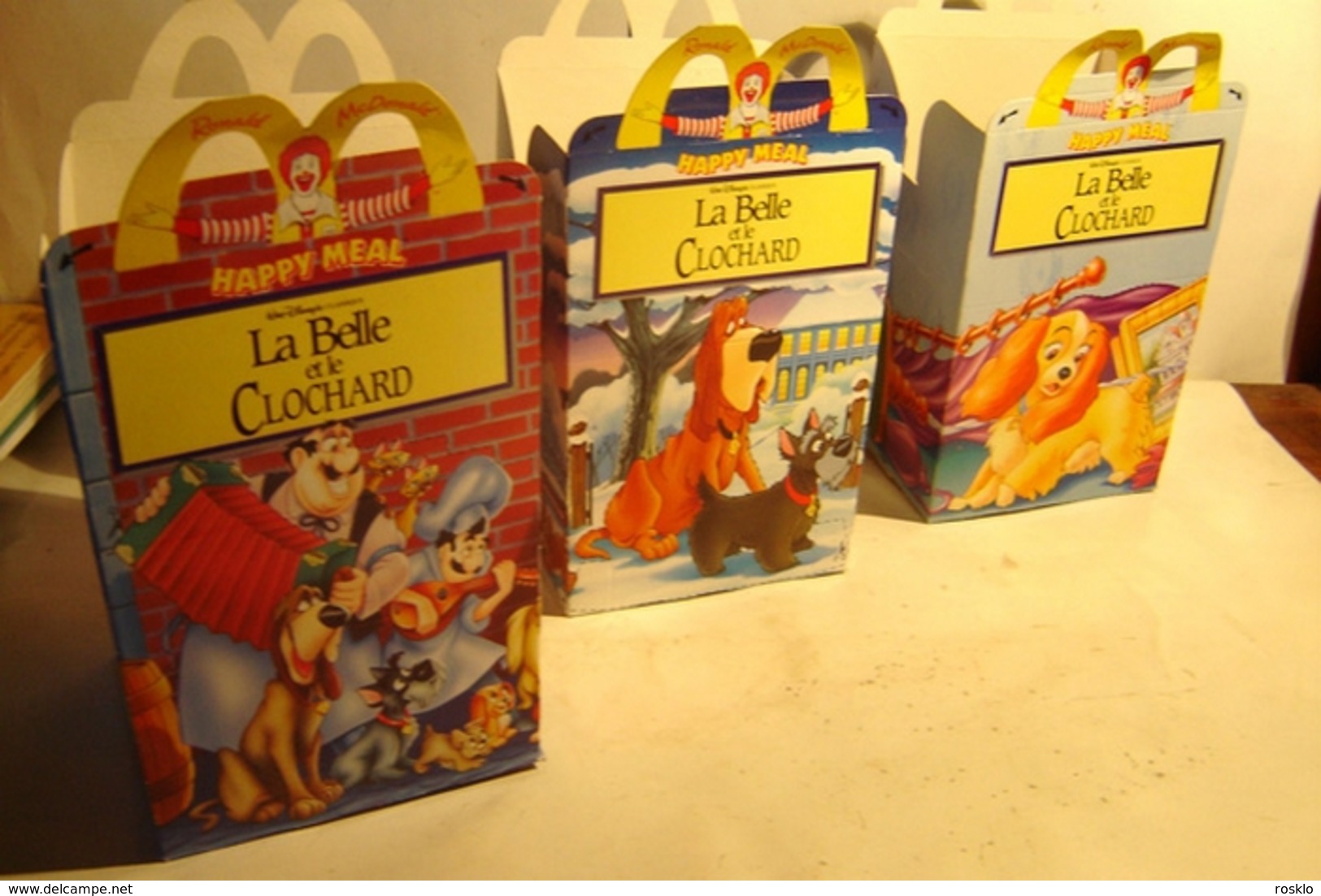 MAC DONALD / LA BELLE ET LE CLOCHARD 3  Boite Happy Meal 1998 ??  / NEUF Pas Servi - McDonald's