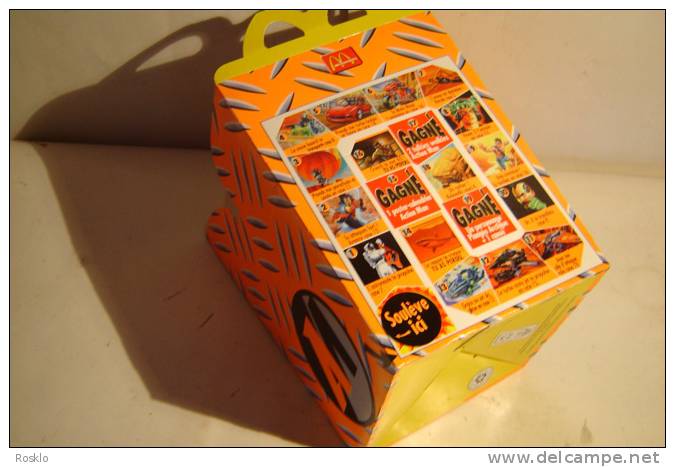 MAC DONALD / ACTION MAN  Boite Happy Meal 1998 ??  / NEUF Pas Servi - McDonald's