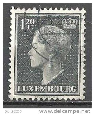 1 W Valeur Oblitérée, Used - LUXEMBOURG * 1948/1953 - N° 1015-8 - 1948-58 Charlotte De Profil à Gauche