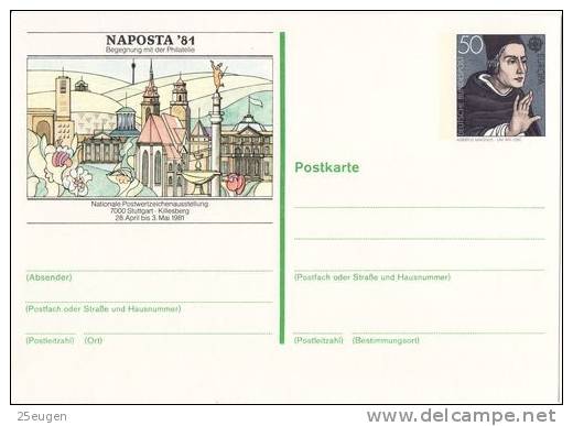 GERMANY 1980 EUROPA CEPT POSTCARD MNH - 1980