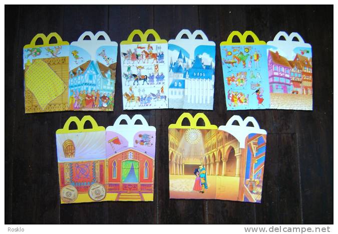 MAC DONALD / LE BOSSU DE NOTRE DAME 1996 / 5 Boite Happy Meal 1996  / NEUF Pas Servi - McDonald's