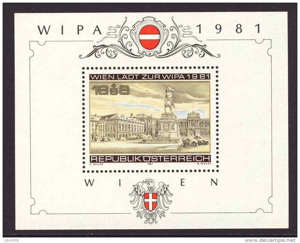 Österreich / Austria 1981 : Mi. Block 5*** - WIPA 1981 - Blokken & Velletjes