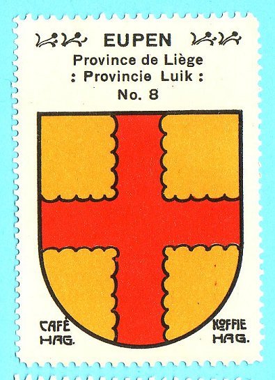 Wapens België / Armorial Belgique - Liège - 8 - Eupen - Autres & Non Classés