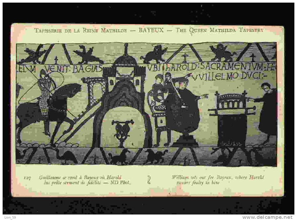 The Bayeux Tapestry QUEEN MATHILDA TAPESTRY Postcard 28458 - Geschiedenis