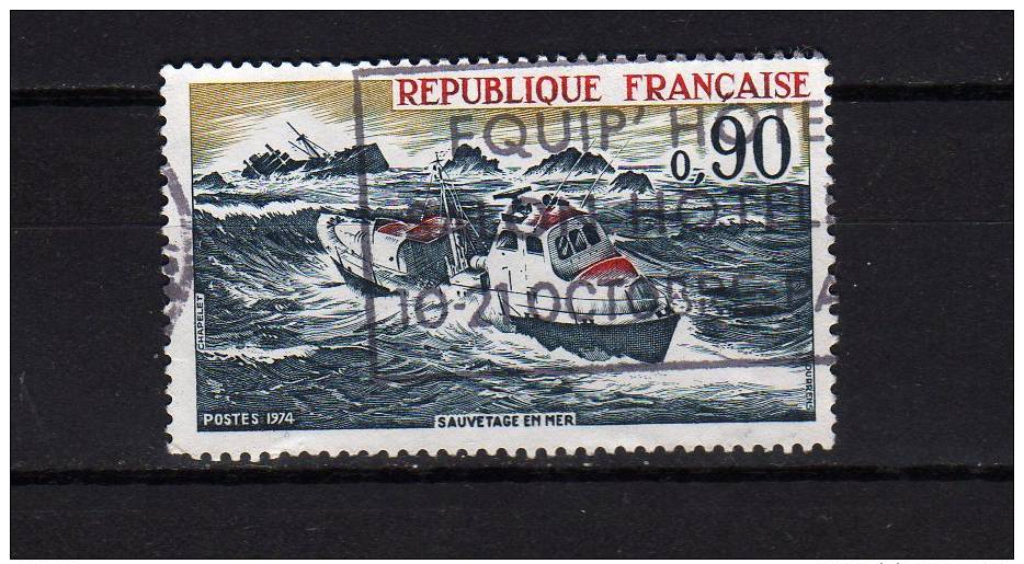 FRRANCE 1974 "Sauvetage En Mer 0.90" (USED) - Gebraucht