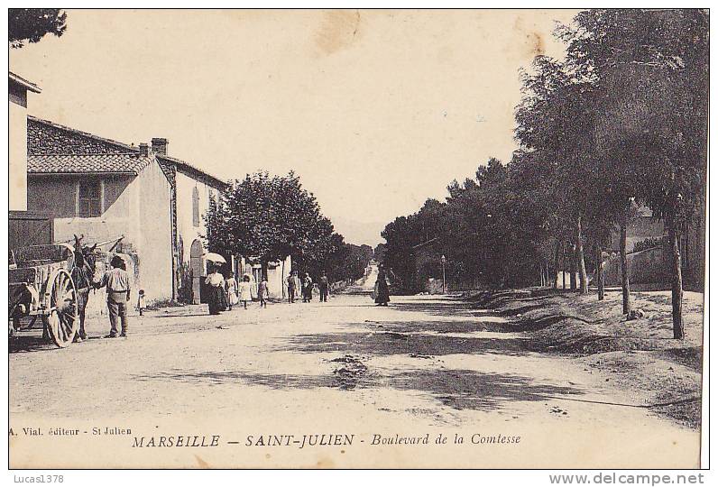 13 /  TOP BANLIEUE DE MARSEILLE / SAINT JULIEN / BOULEVARD DE LA COMTESSE - Saint Barnabé, Saint Julien, Montolivet