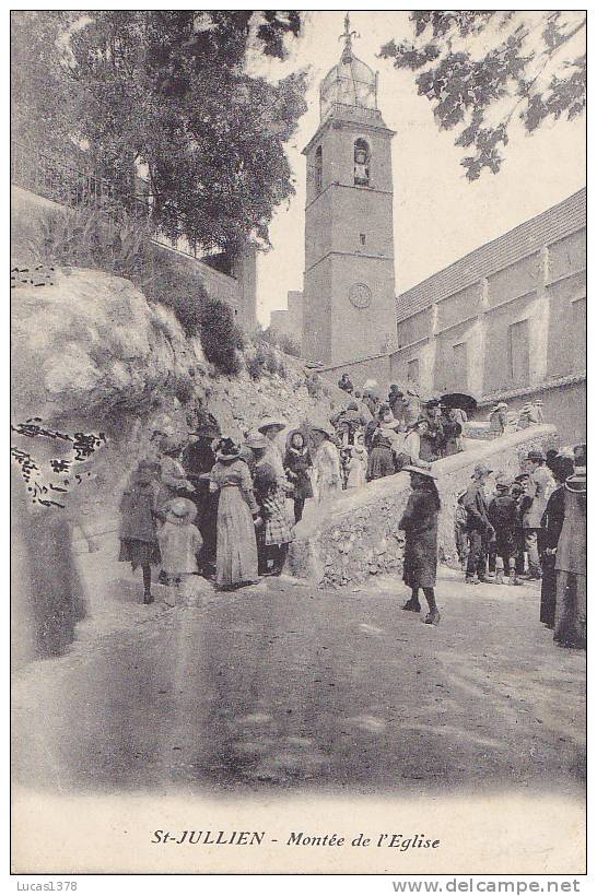 13 /  TOP BANLIEUE DE MARSEILLE / SAINT JULIEN / MONTEE DE L EGLISE - Saint Barnabé, Saint Julien, Montolivet