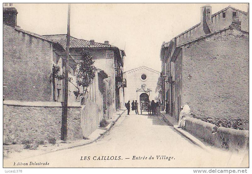 13 /  TOP BANLIEUE DE MARSEILLE / LES CAILLOLS / ENTREE DU VILLAGE - Les Caillols, La Valentine