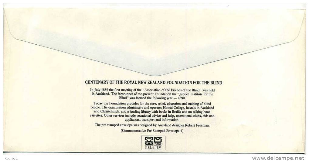 NEW ZEALAND Blind Foundation, Eye, Ophthalmology 1989 - Handicaps