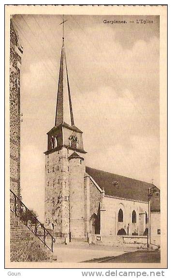 Carte Postale  Eglise De Gerpinnes - Gerpinnes