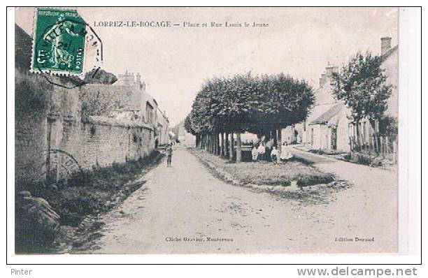 LORREZ LE BOCAGE - Place Et Rue Louis Le Jeune - Lorrez Le Bocage Preaux