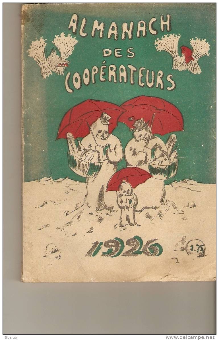 Almanach Des Cooperateurs De La Creuse 1926 - Sonstige & Ohne Zuordnung