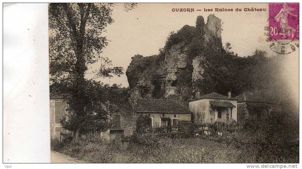 CPA - 47 - CUZORN - Les Ruines Du Château - 027 - Autres & Non Classés